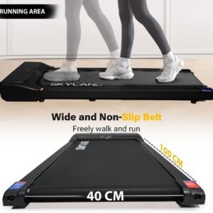 Slim Walking Pad Treadmill EM-1304 | 2HP Quiet Motor, Space Saving Design, LED Display, Bluetooth - Image 7