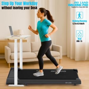Walking Pad Treadmill EM-1308 | Compact, Portable, 2HP Motor, 3-Level Incline, LED Display - Image 5