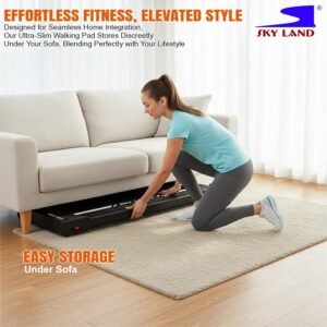 2-in-1 Walking Pad & Massager EM-1309, LED Display, Remote, 2HP Motor, 100KG Capacity - Image 3