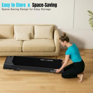 Walking Pad Treadmill EM-1308 | Compact, Portable, 2HP Motor, 3-Level Incline, LED Display - Image 4