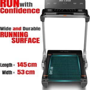 Motorized Treadmill EM-1205, 4HP, Auto Incline 20%, Bluetooth App with 130KG Max User Capacity - Image 5