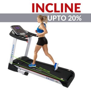 Semi Commercial Treadmill EM-1237, 7HP Peak with Auto Incline 20%, LCD Display, 150KG User Capacity - Image 4